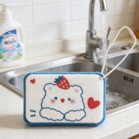 Strawberry Bear Dishwashing Sponge