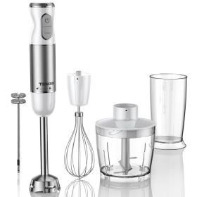 TENKER Hand Blender, 5 in 1 Multi-Purpose Immersion Blender set, 1100 watts 12 Adjustable Speed Stick Blender, 600ml Beaker