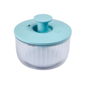 7.38 qt Pump Salad Spinner and Fruit Washer with Serving Bowl, Mineral Water